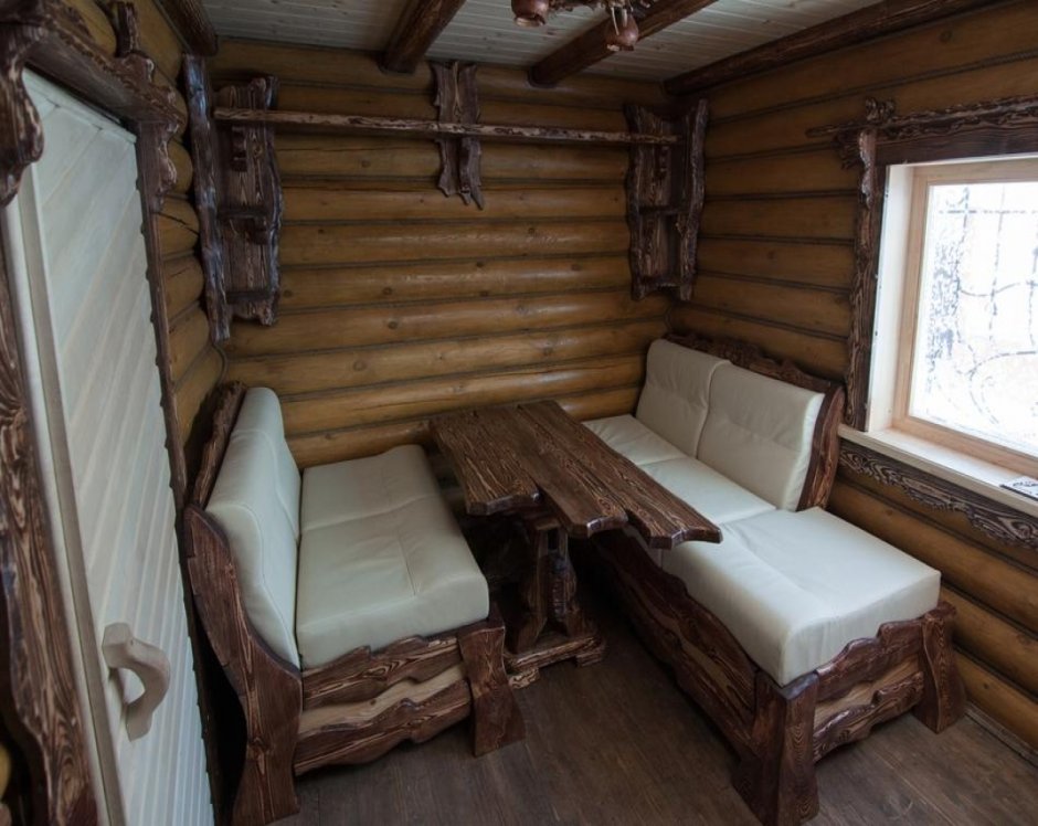 Скамейка в предбанник