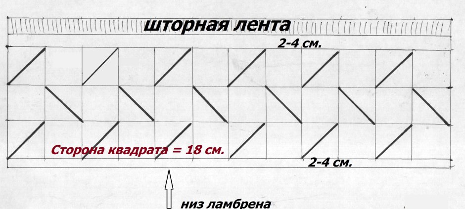 Буфы плетенка схема