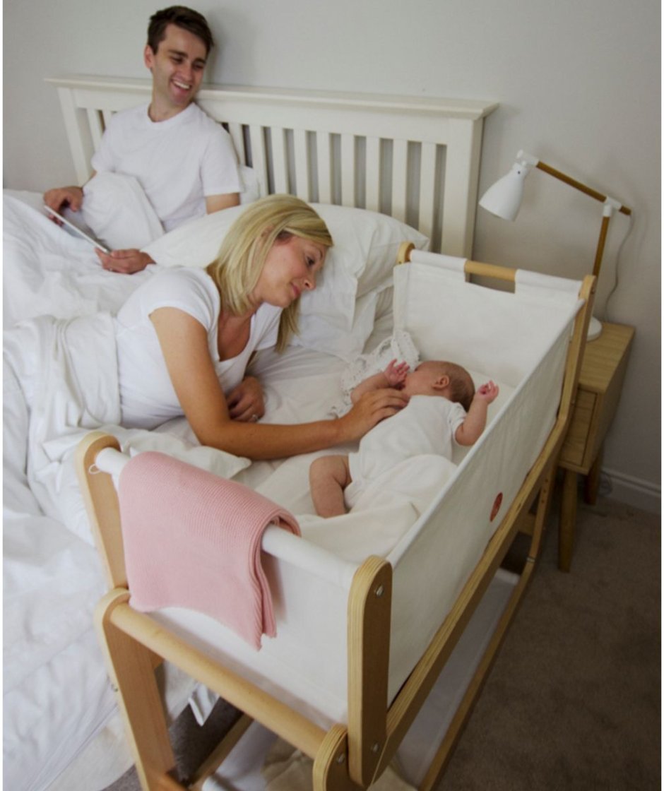 Совместная кровать для родителей и ребенка