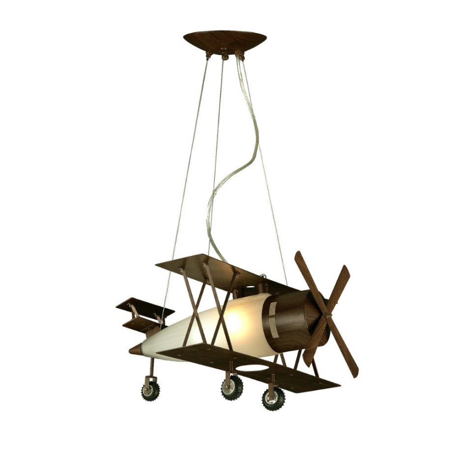 Люстра в виде самолета