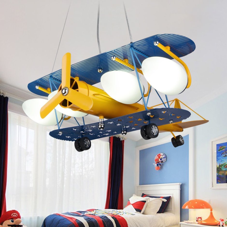 Люстра детская потолочная для мальчика