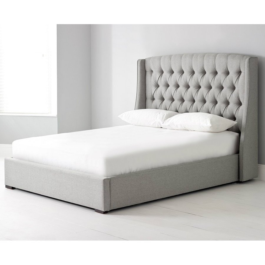 Кровать Trasimeno 160х200 серого цвета