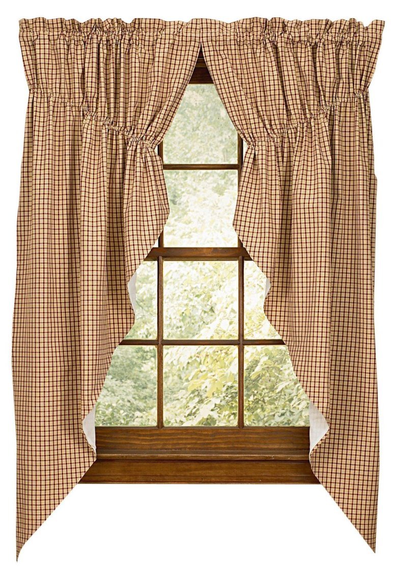 Шторы в деревенском стиле