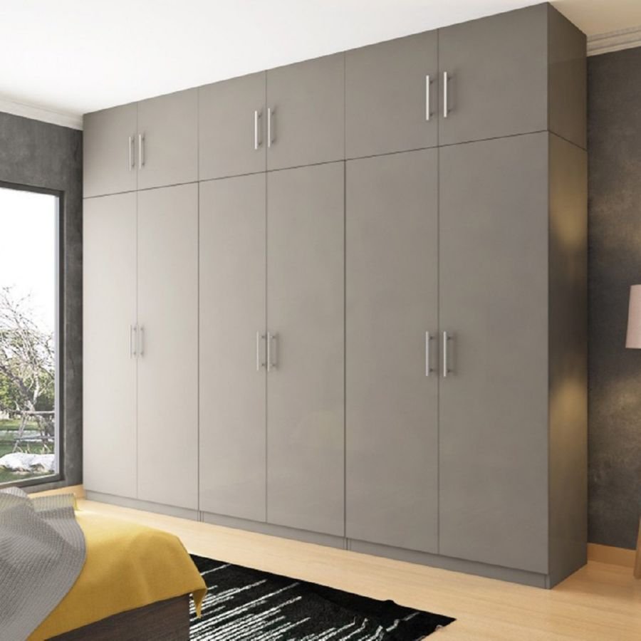 Темно серый шкаф