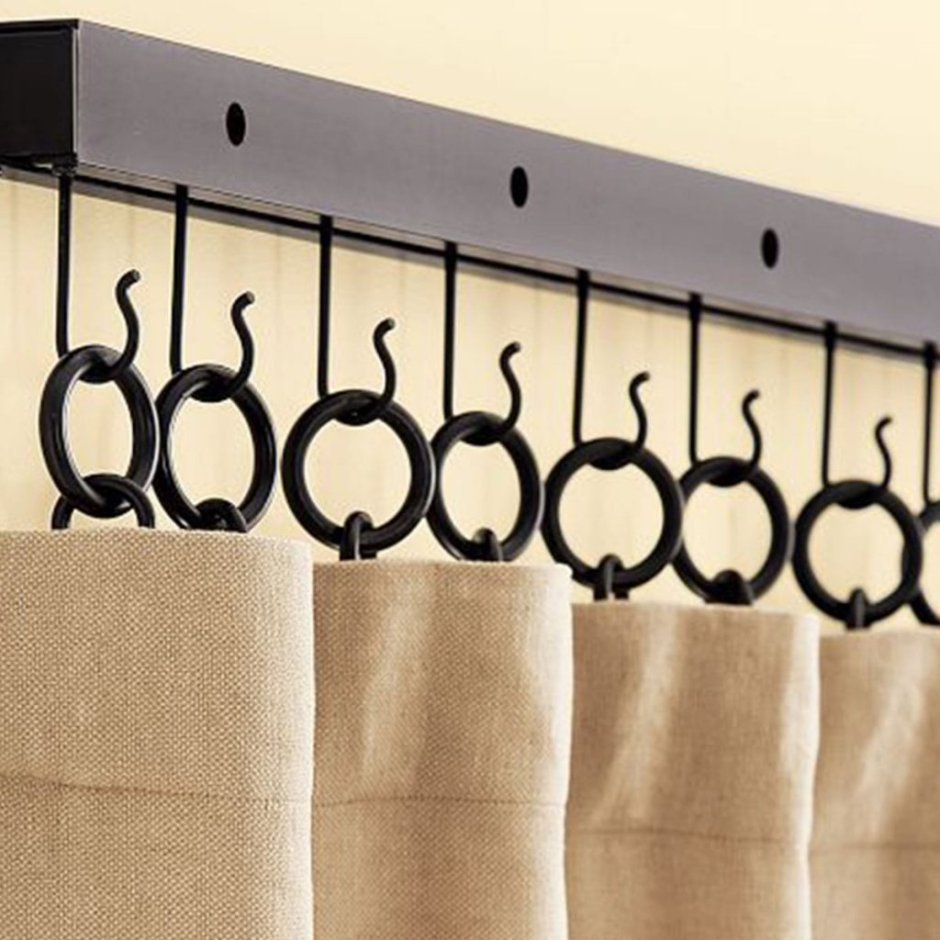 Лофт карниз с крючками