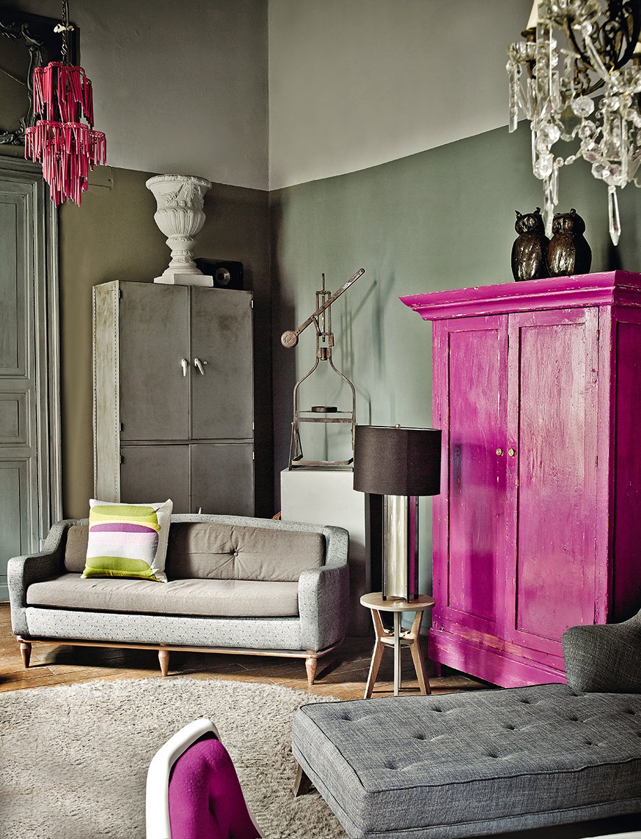 Яркие краски в интерьере