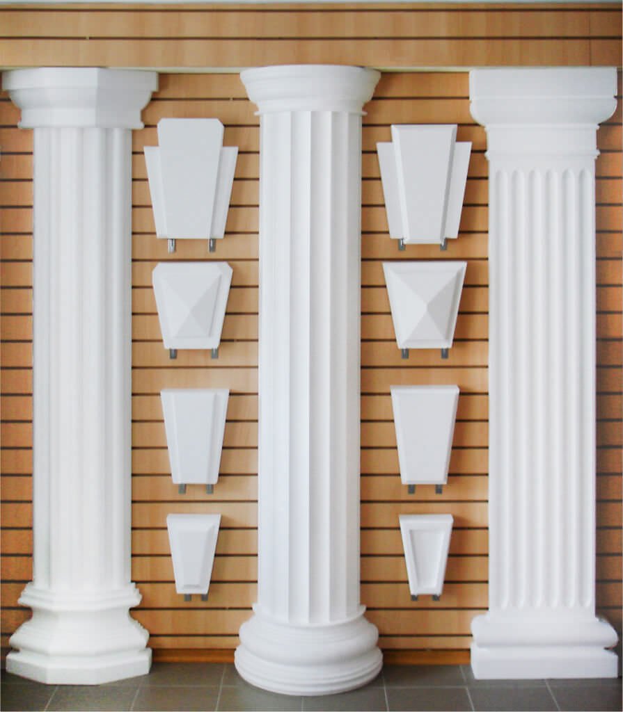 Декоративные колонны из пенопласта