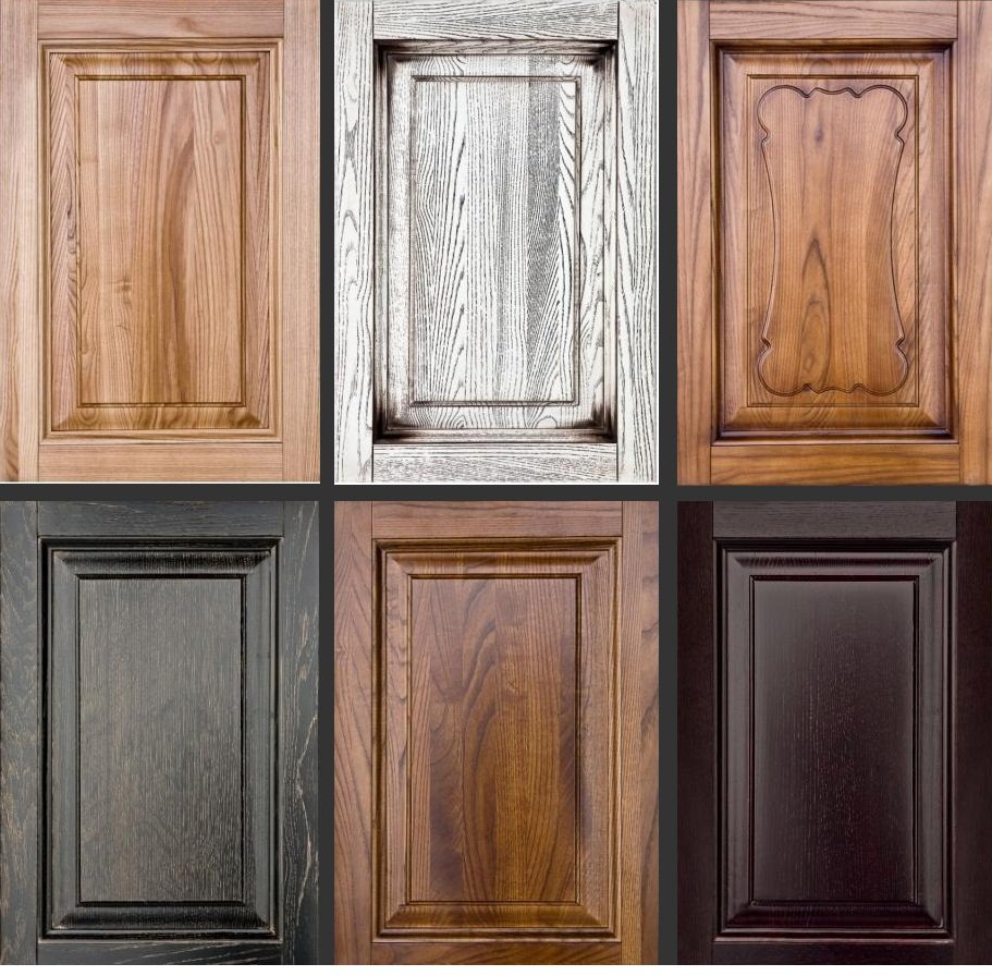 Деревянные кухонные фасады