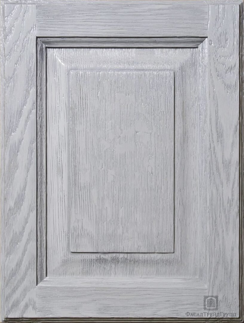 Фасад 7023 с патиной серебро по фрезе