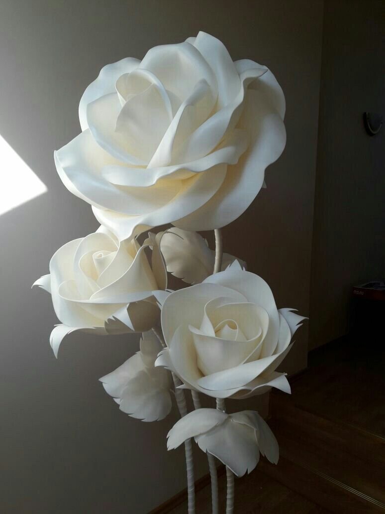 Светильник роза из изолона мастер класс