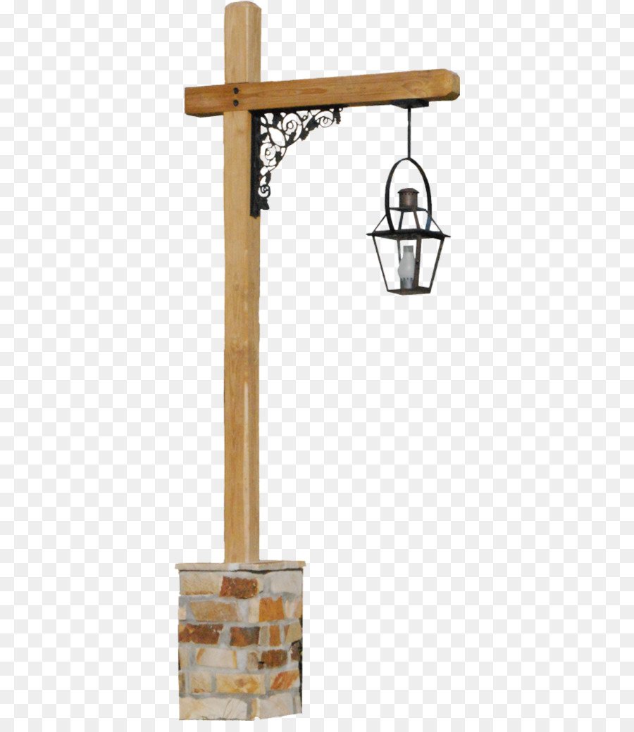 Деревянный уличный фонарь