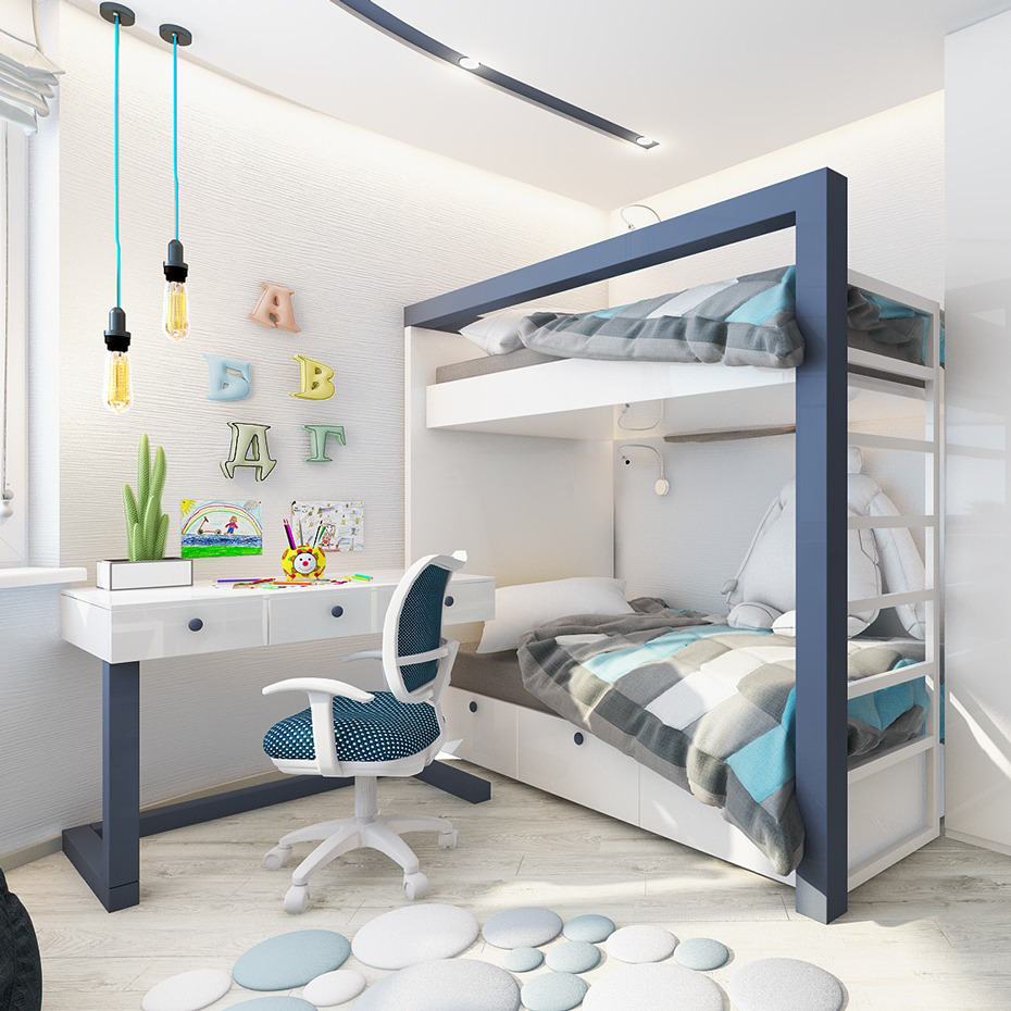 Стильные детские комнаты