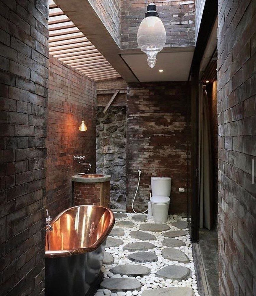 Ванная и туалет в стиле лофт