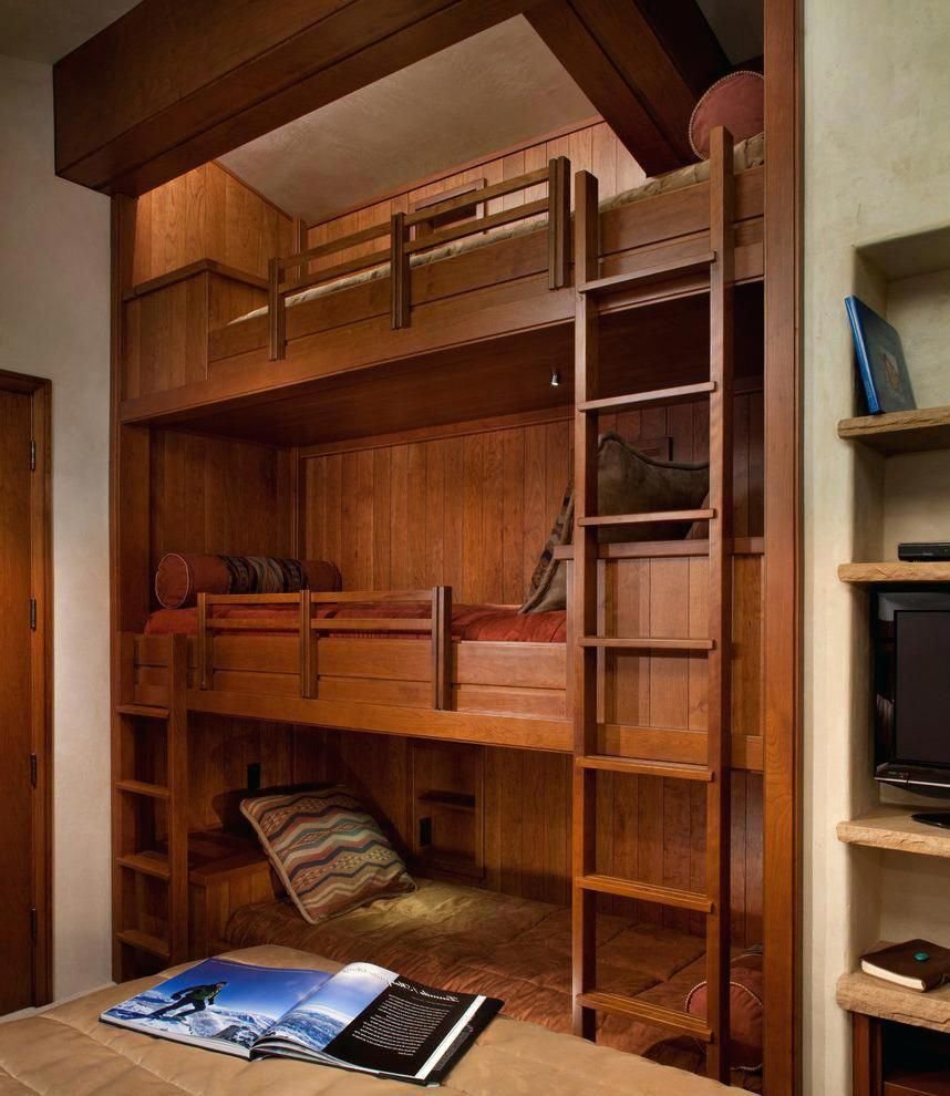 Кровать лофт трехъярусная