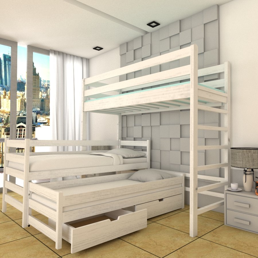 Трехъярусная кровать "Эверест"