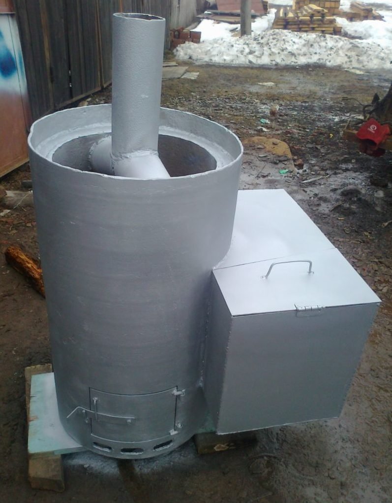 Печь для бани труба 630мм