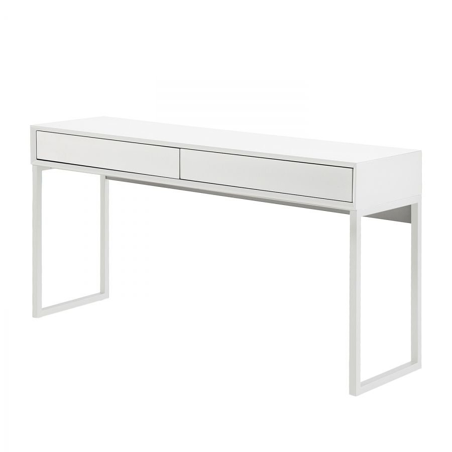 Консоль на металлическом каркасе с ящиками