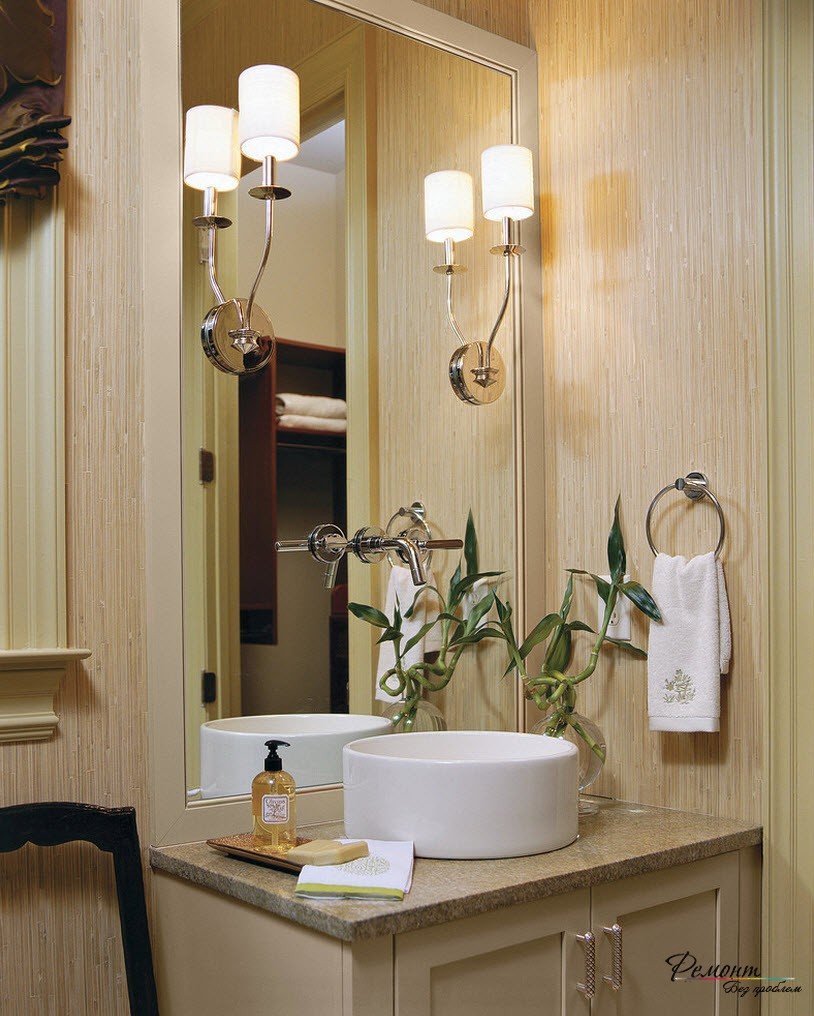 Бра для зеркала в ванной