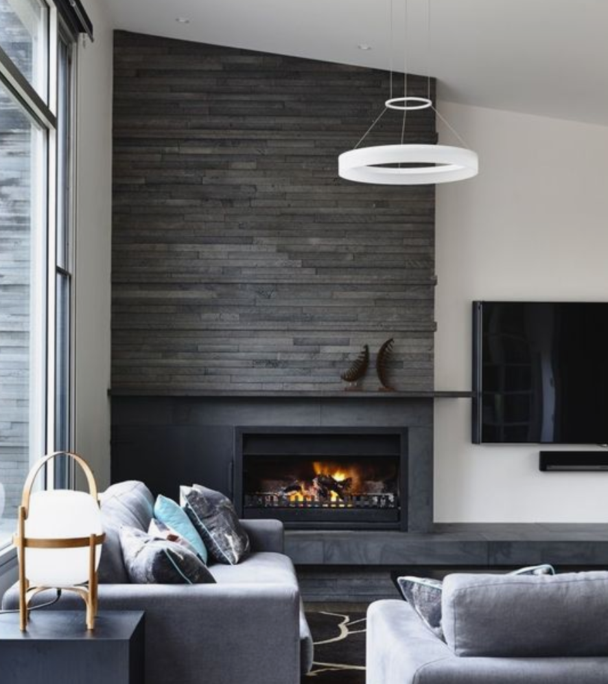 Камин в интерьере