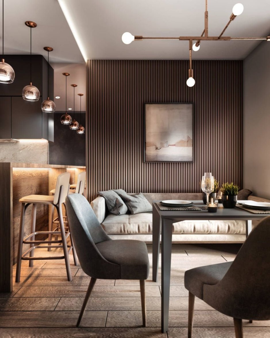 Интерьер в кофейных тонах