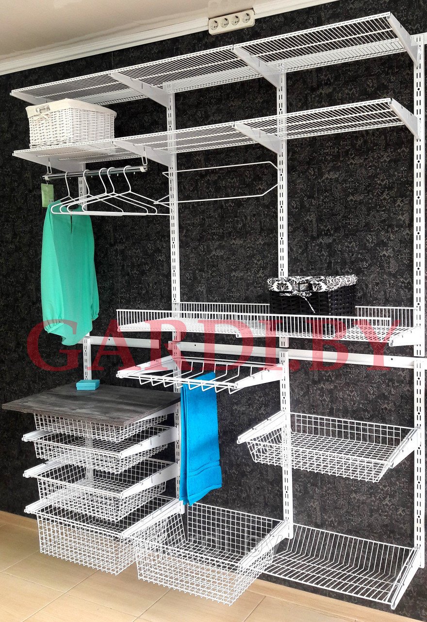 Металлические гардеробные аристо