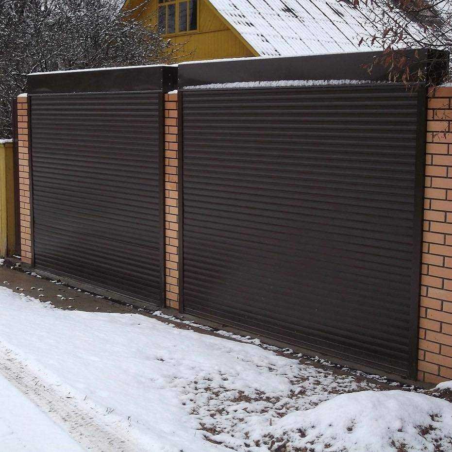 Рулонные ворота для забора