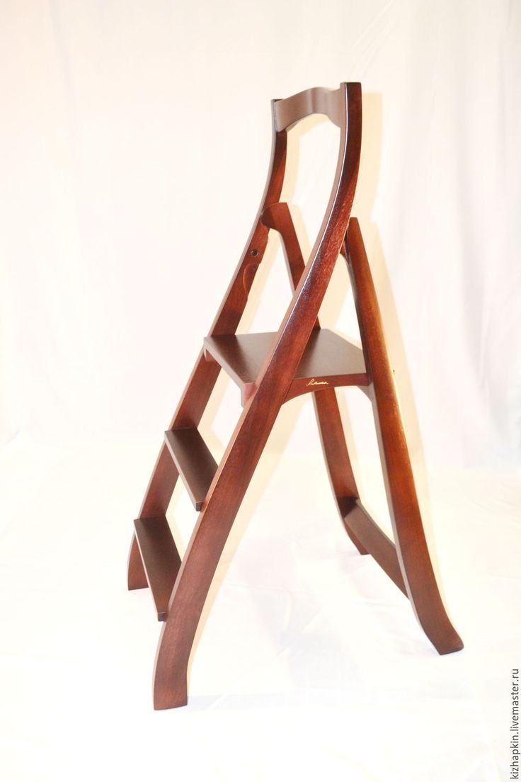 Деревянная стремянка DRD-5