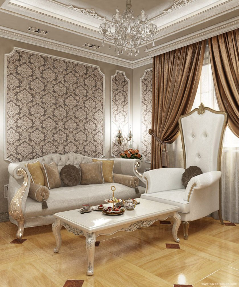 Гостиная в классическом стиле
