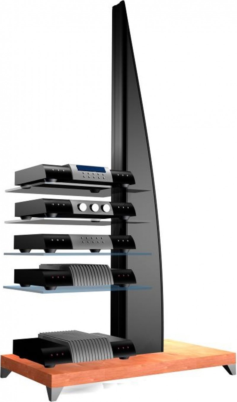 Стойка для аппаратуры Hi-Fi лофт