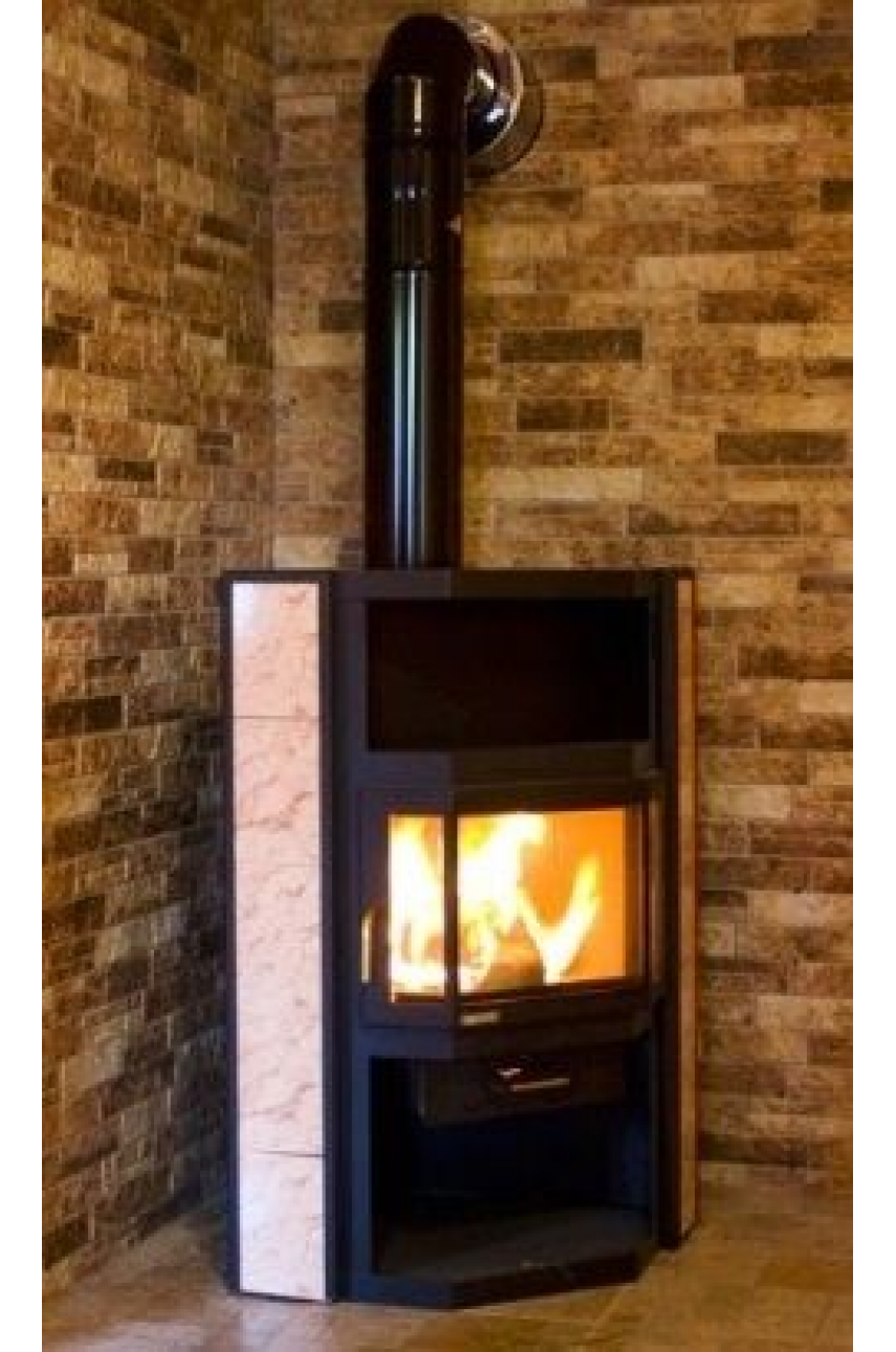 Печь-камин МЕТА Амур угловая