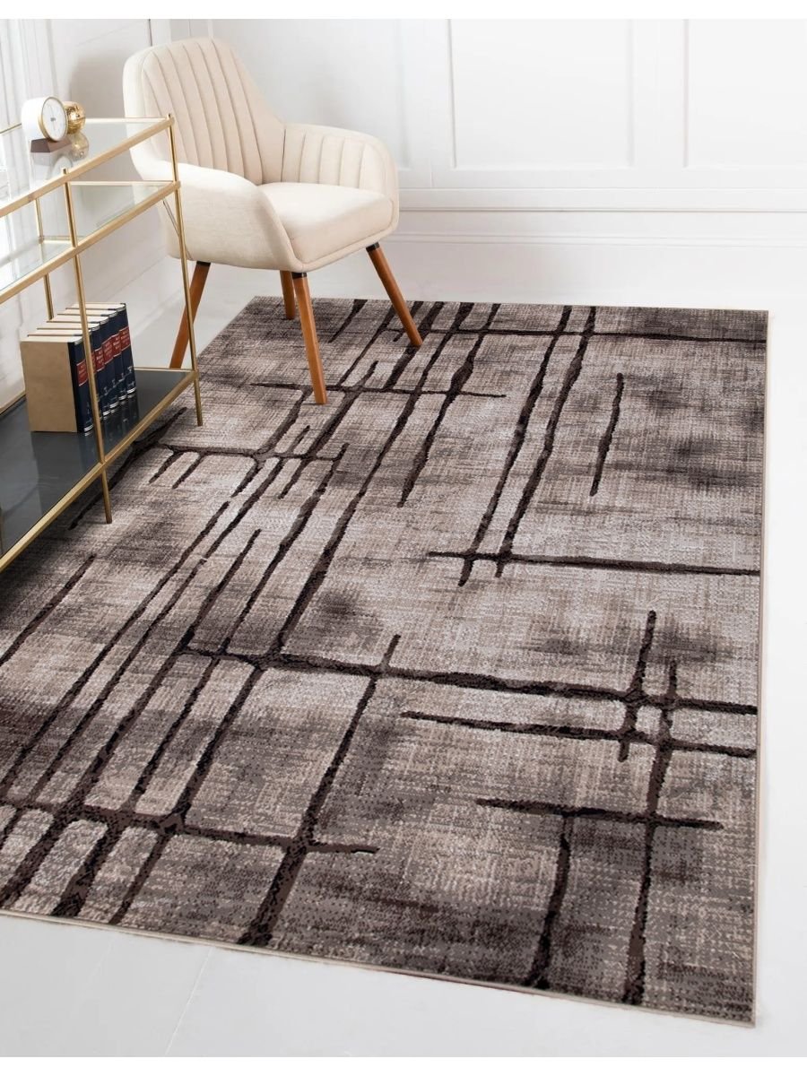 Ковер коричневый