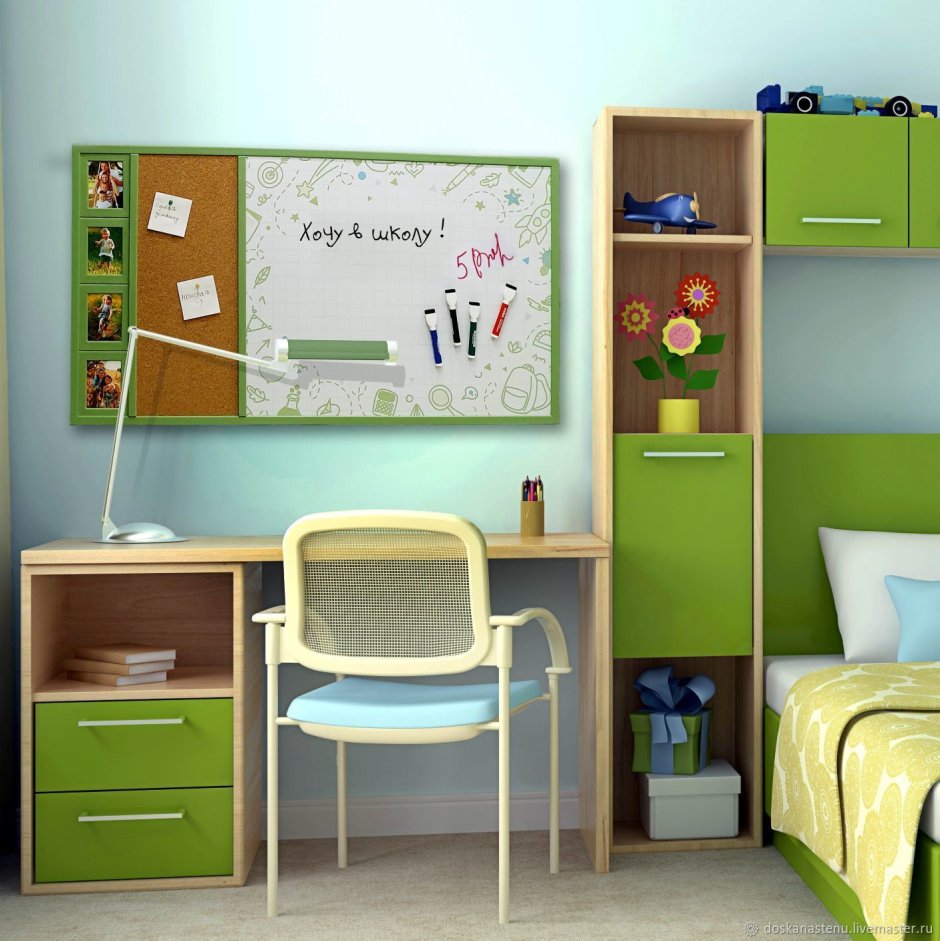 Магнитная доска для детей на стену