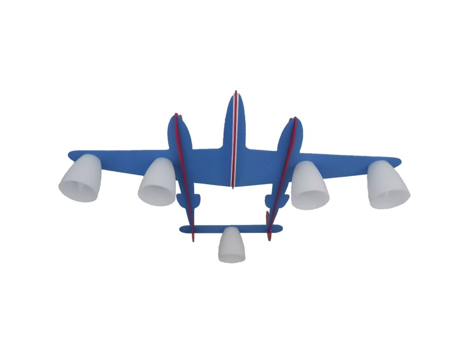 Люстра самолет в детскую