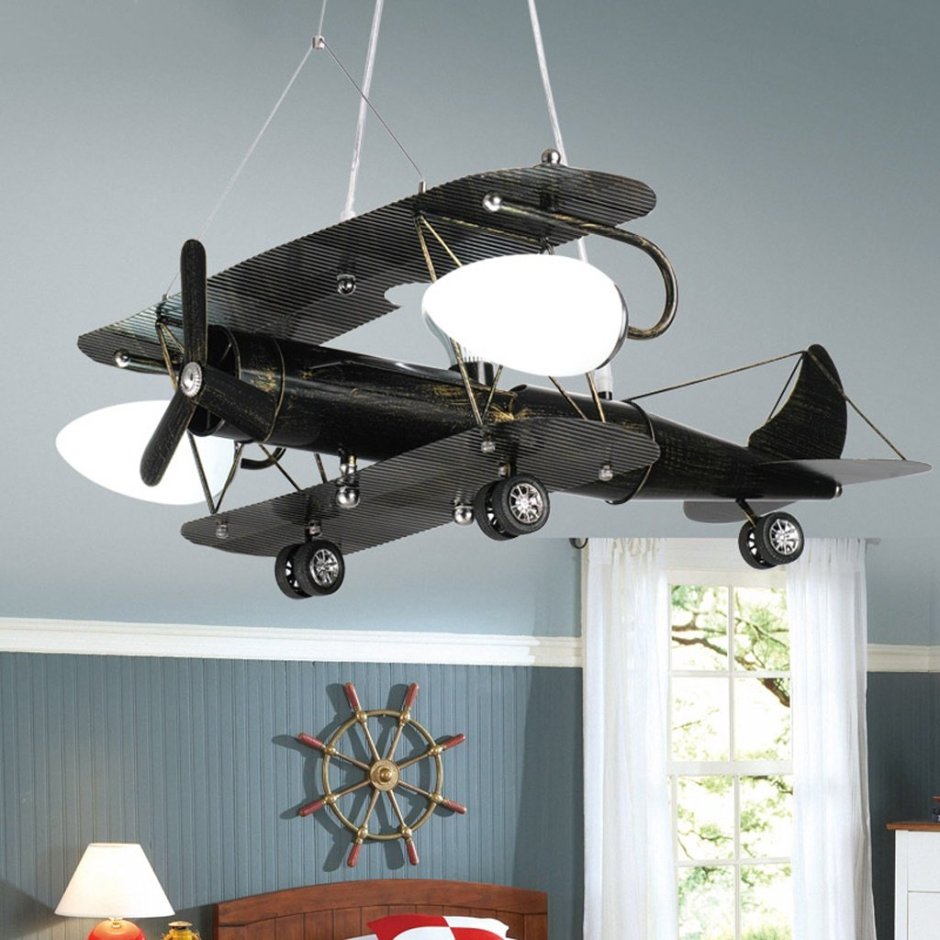 Люстра стиль самолет