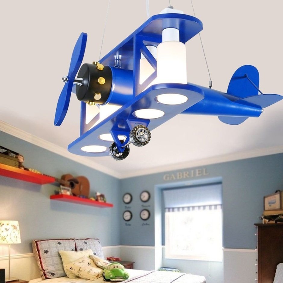Люстра в детскую комнату мальчику