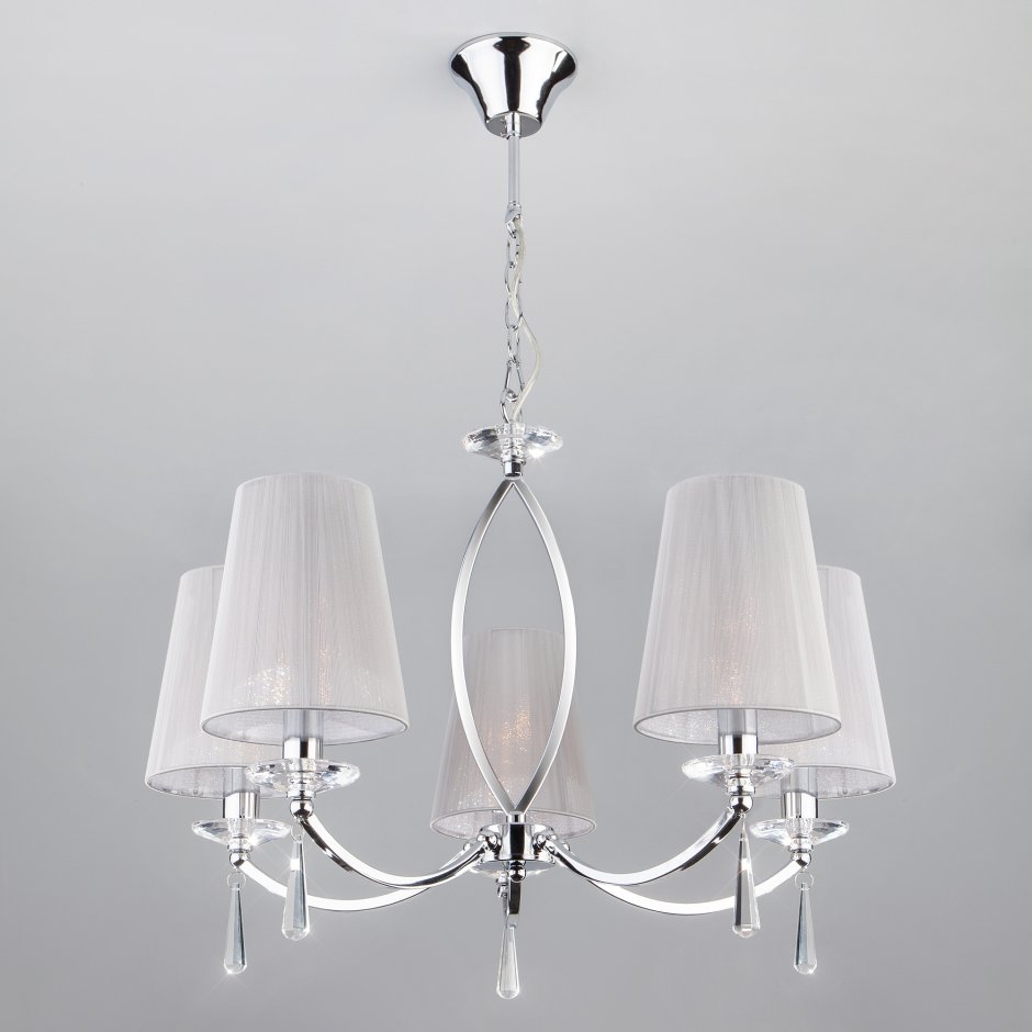 60079/5 Хром подвесная люстра Eurosvet Valery