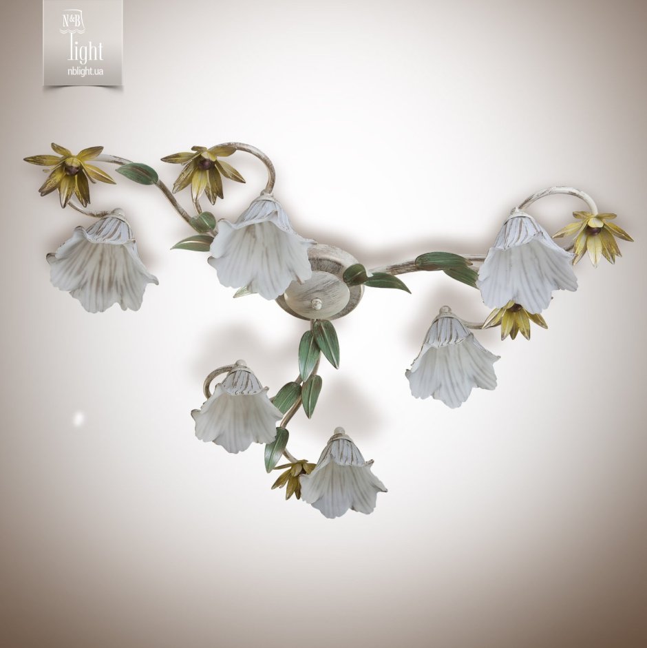 Люстра флористика Тоскана n&b Light