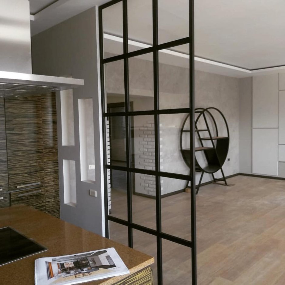 Металлические перегородки для зонирования