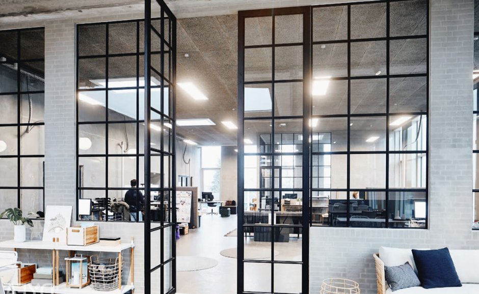 Распашные перегородки лофт Наяда