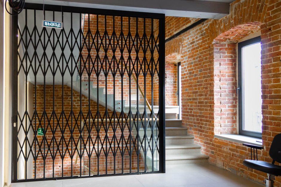 Металлические перегородки в стиле лофт
