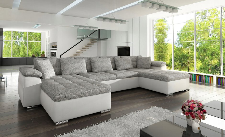 Современный большой диван