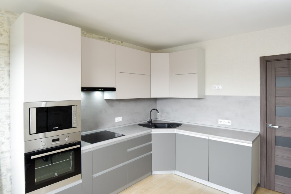 Угловая кухня Минимализм