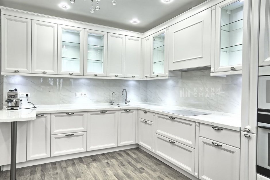 Кухня МДФ эмаль Неоклассика