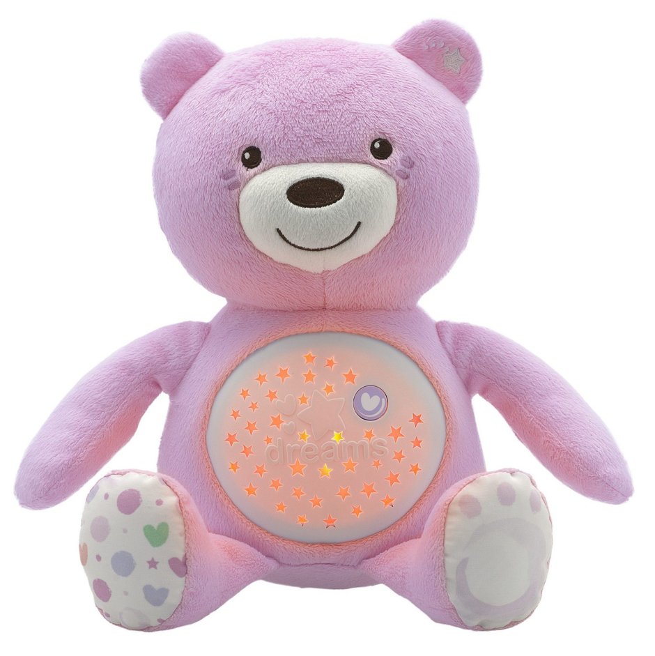 Ночник Чикко Медвежонок розовый