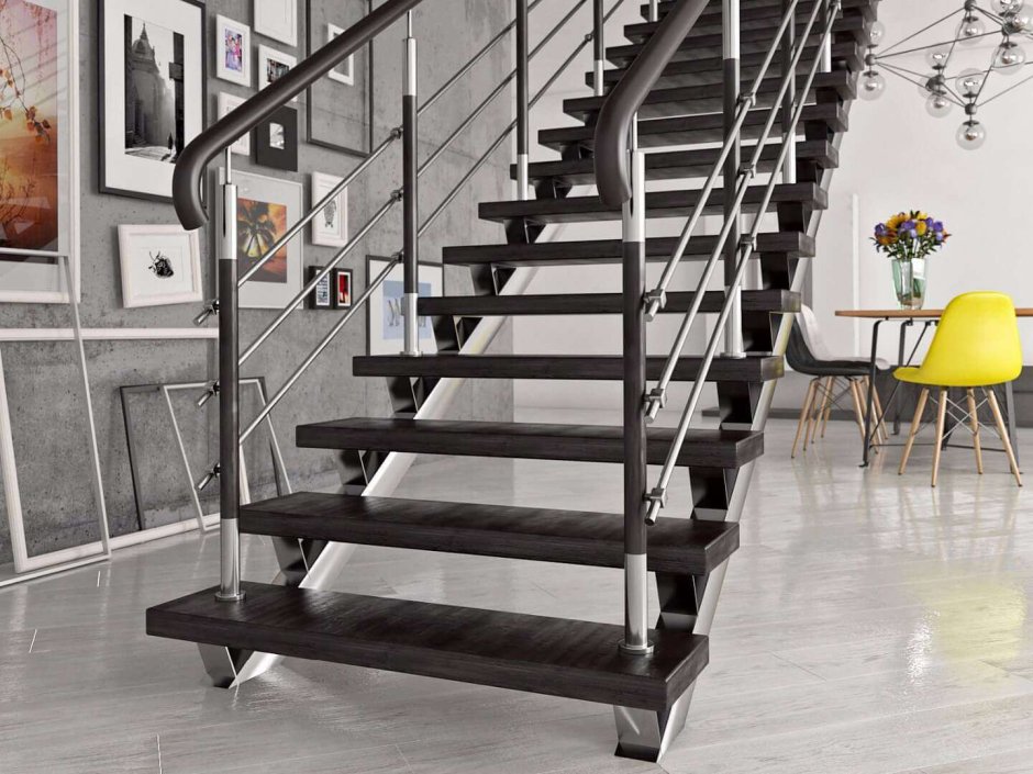 Лестница металл Ln-402