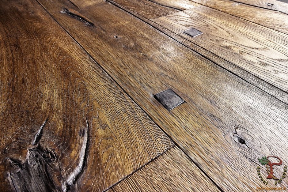 Состаренное дерево пол