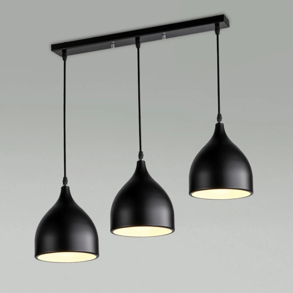 Подвесной светильник Solana Hanging Lamp черная люстра