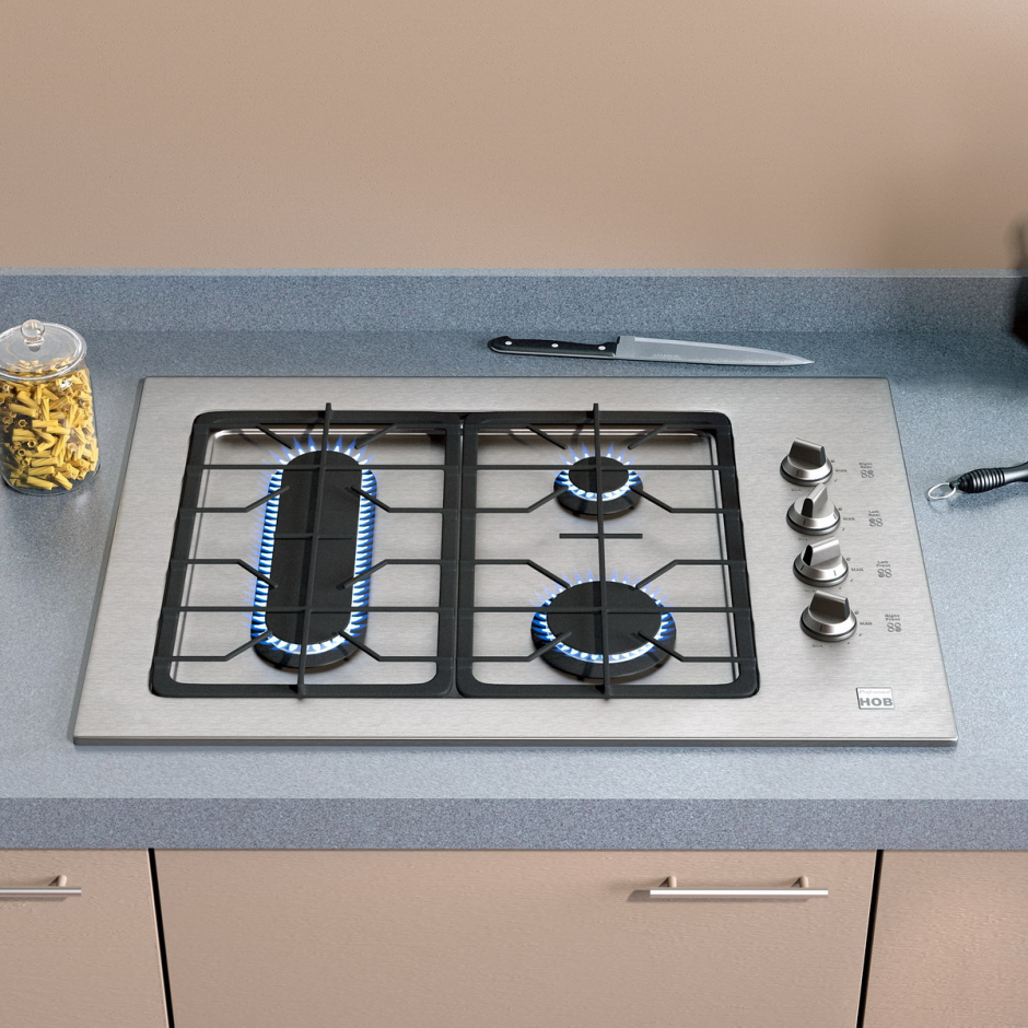 ГАЗ панель 3х конфорочная