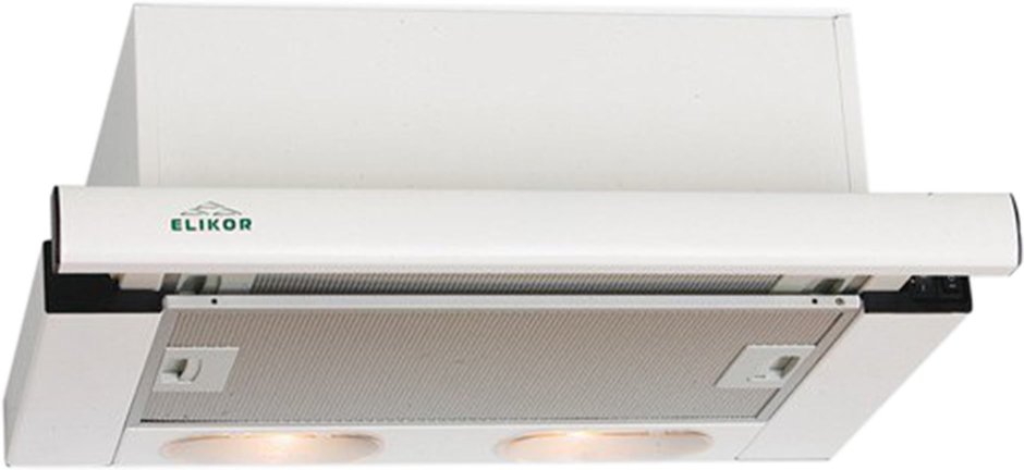 Вытяжка Elikor Интегра 60п-400-в2л белый/бел