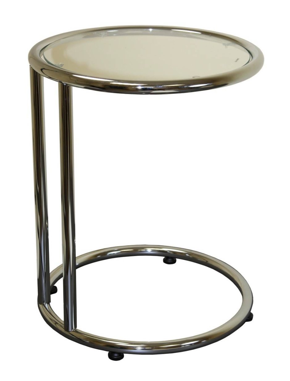 Столик приставной MK-6328-BK 45х45х50 см черный/хром